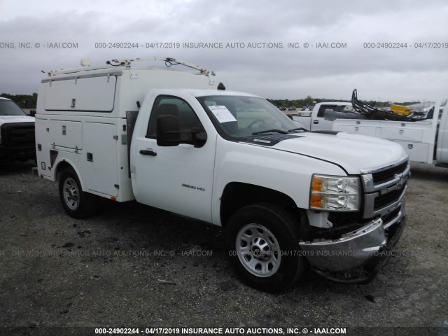 1GB0CVCG2CF190922 - 2012 CHEVROLET SILVERADO C2500 HEAVY DUTY WHITE photo 1