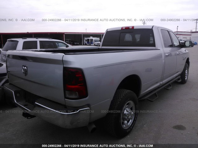 3C6UR5JL1DG600337 - 2013 RAM 2500 SLT SILVER photo 4