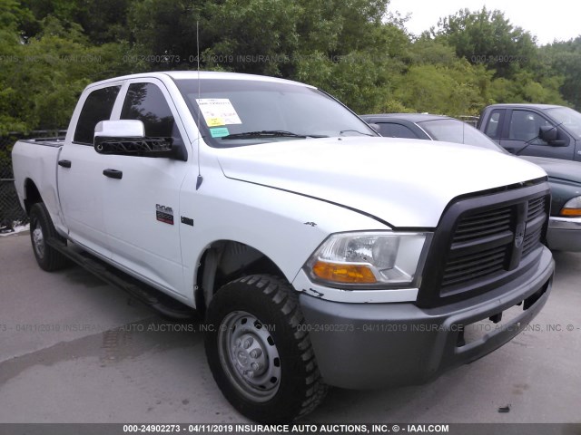 3C6TD5CT6CG203812 - 2012 DODGE RAM 2500 ST WHITE photo 1