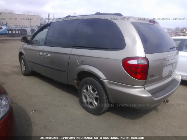 2D4GP44L63R131226 - 2003 DODGE GRAND CARAVAN SPORT GOLD photo 3