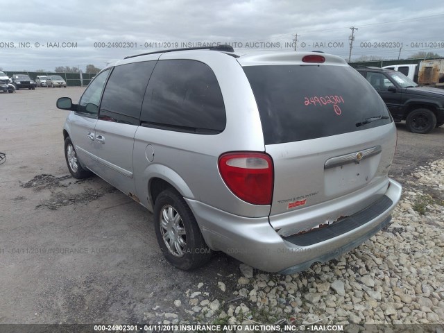 2C4GP54L65R386111 - 2005 CHRYSLER TOWN & COUNTRY TOURING SILVER photo 3