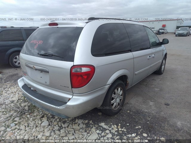 2C4GP54L65R386111 - 2005 CHRYSLER TOWN & COUNTRY TOURING SILVER photo 4