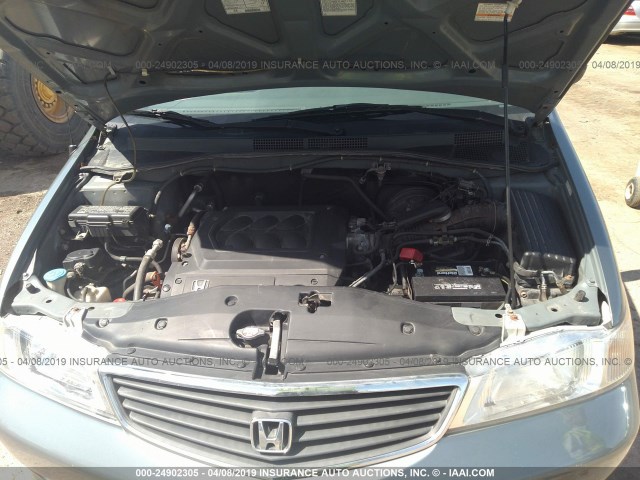 2HKRL1856YH571883 - 2000 HONDA ODYSSEY LX GRAY photo 10