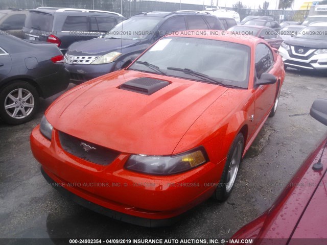 1FAFP42R04F190853 - 2004 FORD MUSTANG MACH I ORANGE photo 2