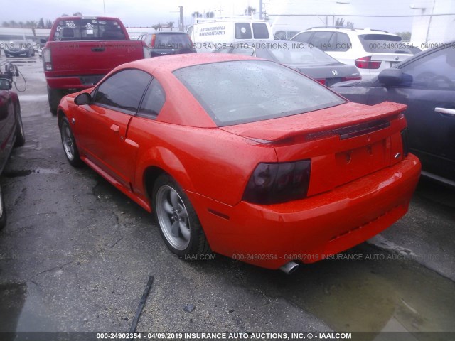 1FAFP42R04F190853 - 2004 FORD MUSTANG MACH I ORANGE photo 3