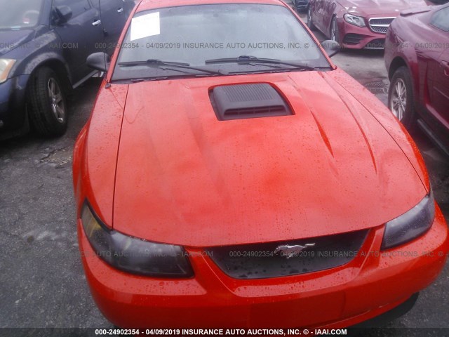 1FAFP42R04F190853 - 2004 FORD MUSTANG MACH I ORANGE photo 6