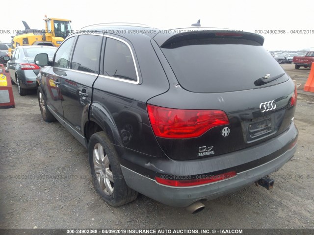 WA1BV74L47D081458 - 2007 AUDI Q7 4.2 QUATTRO PREMIUM BLACK photo 3