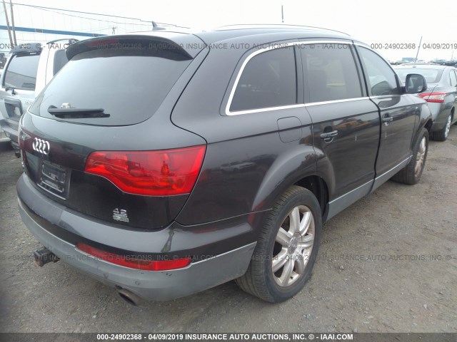 WA1BV74L47D081458 - 2007 AUDI Q7 4.2 QUATTRO PREMIUM BLACK photo 4