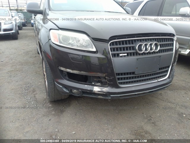 WA1BV74L47D081458 - 2007 AUDI Q7 4.2 QUATTRO PREMIUM BLACK photo 6