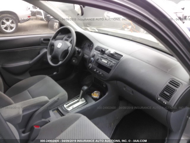 2HGES16315H505489 - 2005 HONDA CIVIC DX VP 灰色 照片 5