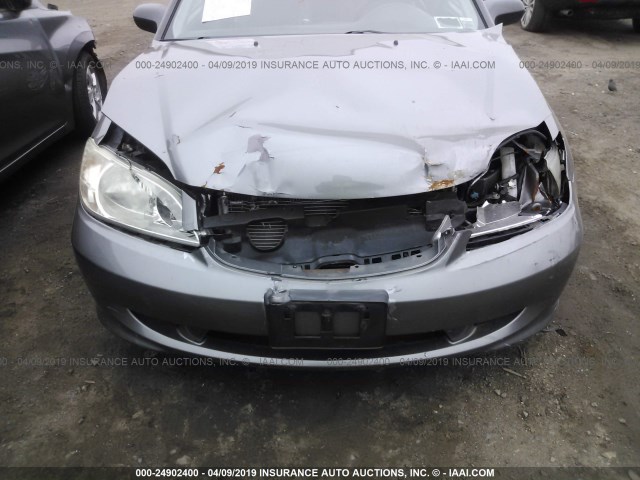 2HGES16315H505489 - 2005 HONDA CIVIC DX VP 灰色 照片 6