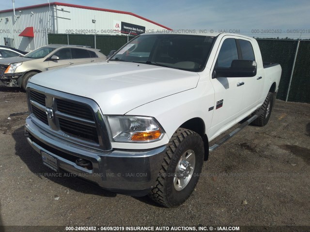 3D7TT2HT5BG550491 - 2011 DODGE RAM 2500 WHITE photo 2