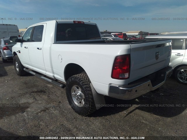 3D7TT2HT5BG550491 - 2011 DODGE RAM 2500 WHITE photo 3