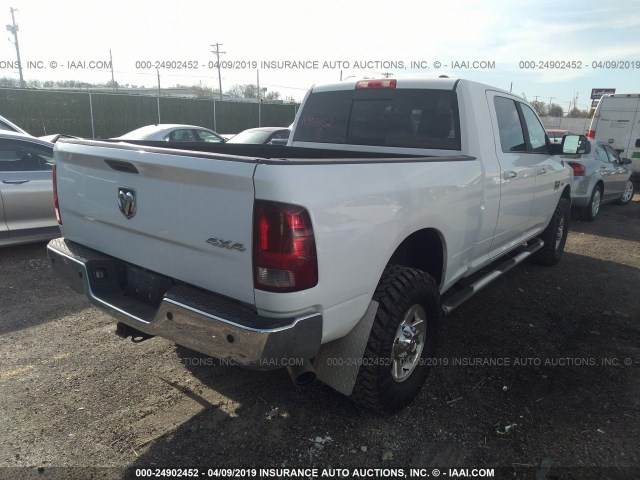 3D7TT2HT5BG550491 - 2011 DODGE RAM 2500 WHITE photo 4