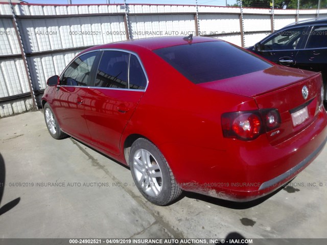 3VWRL81K29M030055 - 2009 VOLKSWAGEN JETTA TDI RED photo 3