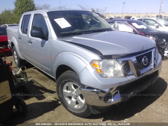 1N6AD0ER8AC404581 - 2010 NISSAN FRONTIER CREW CAB SE/LE/NISMO SILVER photo 1