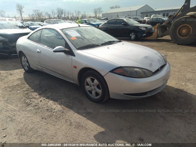 1ZWFT61L4Y5643052 - 2000 MERCURY COUGAR V6 SILVER photo 1