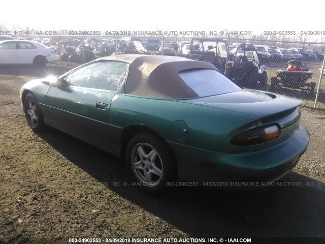 2G1FP32K2V2136442 - 1997 CHEVROLET CAMARO RS GREEN photo 3