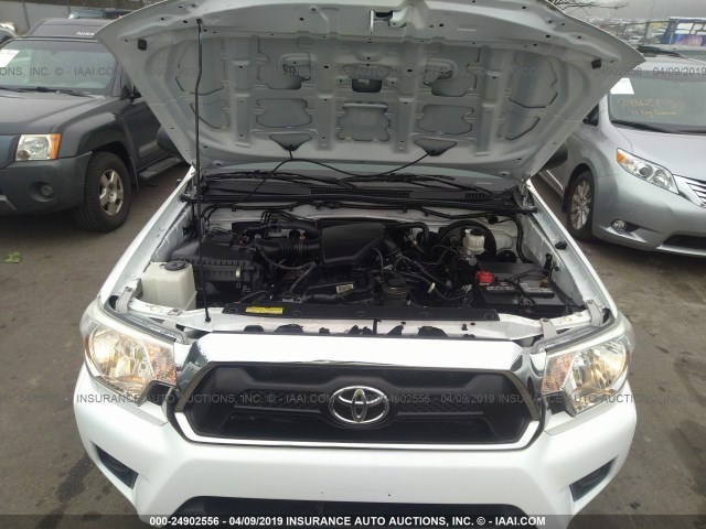 5TFUX4EN9DX016574 - 2013 TOYOTA TACOMA ACCESS CAB თეთრი ფოტო 10