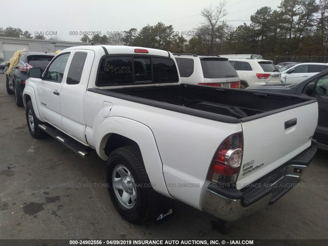 5TFUX4EN9DX016574 - 2013 TOYOTA TACOMA ACCESS CAB თეთრი ფოტო 3