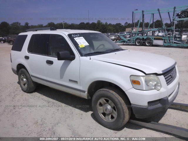 1FMEU62EX6UB73012 - 2006 FORD EXPLORER XLS WHITE photo 1