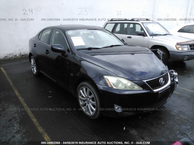 JTHCK262985025438 - 2008 LEXUS IS 250 BLACK photo 1