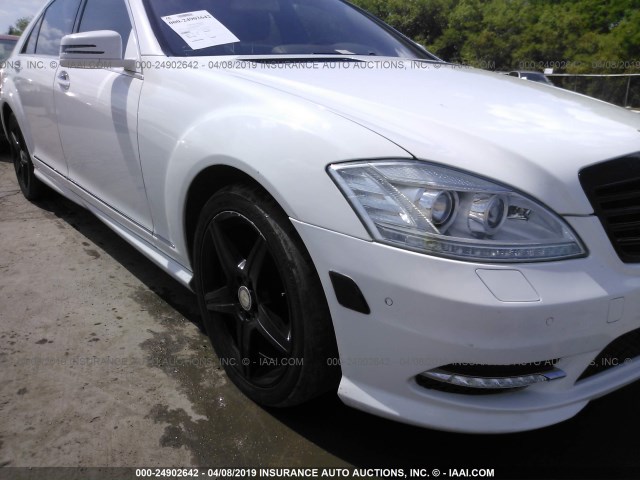 WDDNG8GB4AA330121 - 2010 MERCEDES-BENZ S 550 4MATIC WHITE photo 6