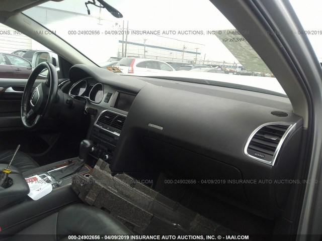 WA1BY74L17D036999 - 2007 AUDI Q7 3.6 QUATTRO PREMIUM SILVER photo 5