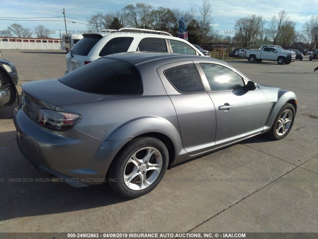 JM1FE17NX50152992 - 2005 MAZDA RX8 GRAY photo 4