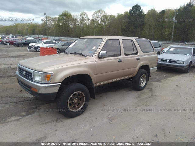 JT3VN29V8S0048290 - 1995 TOYOTA 4RUNNER VN29 SR5 GOLD photo 2