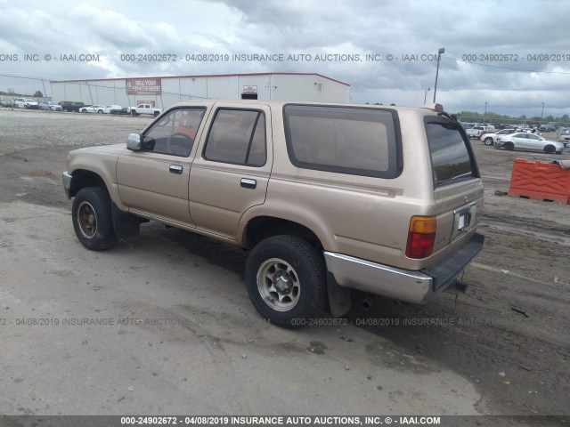 JT3VN29V8S0048290 - 1995 TOYOTA 4RUNNER VN29 SR5 GOLD photo 3