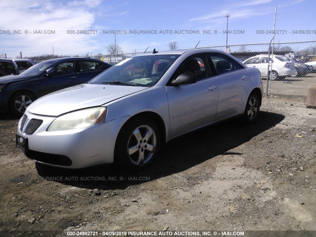 1G2ZH57N594109594 - 2009 PONTIAC G6 GT SILVER photo 2