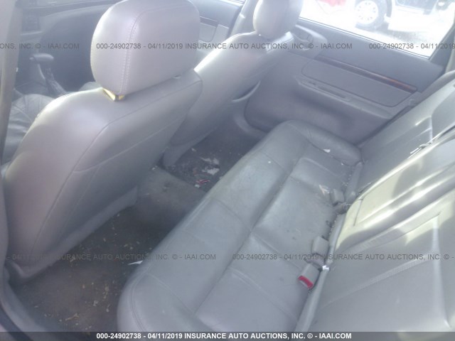 2G1WH52K249236345 - 2004 CHEVROLET IMPALA LS GRAY photo 8