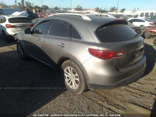 JN8AS1MU2AM801545 - 2010 INFINITI FX35 GRAY photo 3