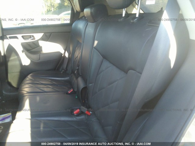 JN8AS1MU2AM801545 - 2010 INFINITI FX35 GRAY photo 8