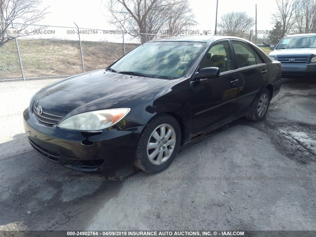 4T1BE32K33U260282 - 2003 TOYOTA CAMRY LE/XLE/SE BLACK photo 2