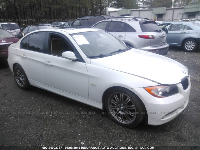 WBAVB17516NK40125 - 2006 BMW 325 I AUTOMATIC WHITE photo 1