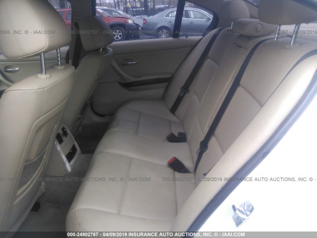 WBAVB17516NK40125 - 2006 BMW 325 I AUTOMATIC WHITE photo 8