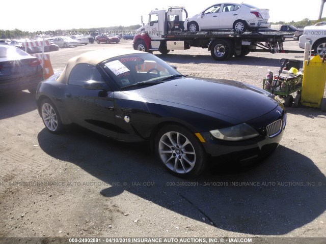 4USBU33536LW66048 - 2006 BMW Z4 3.0 BLACK photo 1