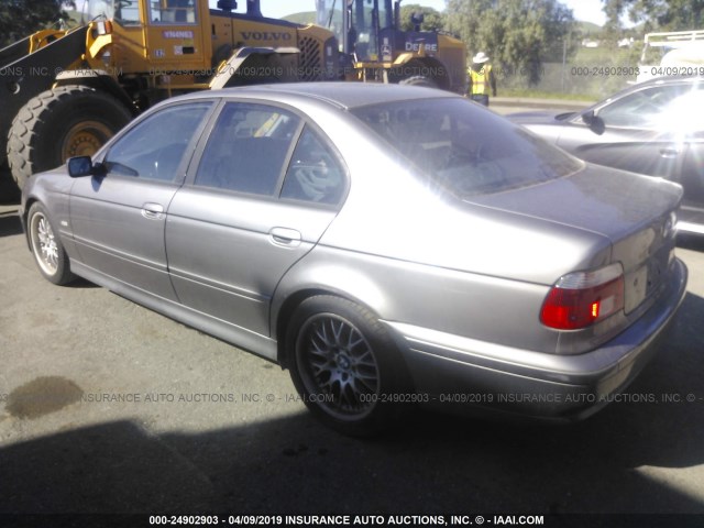 WBADT63413CK37204 - 2003 BMW 530 I AUTOMATIC GRAY photo 3