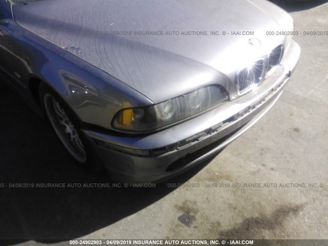 WBADT63413CK37204 - 2003 BMW 530 I AUTOMATIC GRAY photo 6