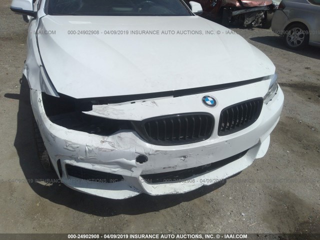 WBA4A9C56GG695769 - 2016 BMW 428 I/GRAN COUPE/SULEV WHITE photo 6