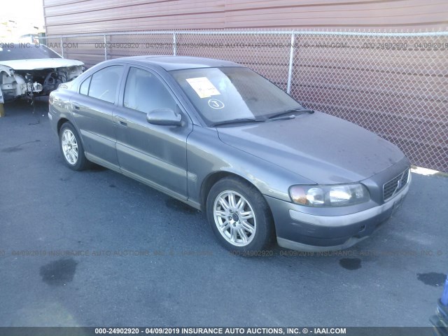 YV1RS61T432277878 - 2003 VOLVO S60 GRAY photo 1