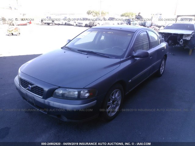 YV1RS61T432277878 - 2003 VOLVO S60 GRAY photo 2