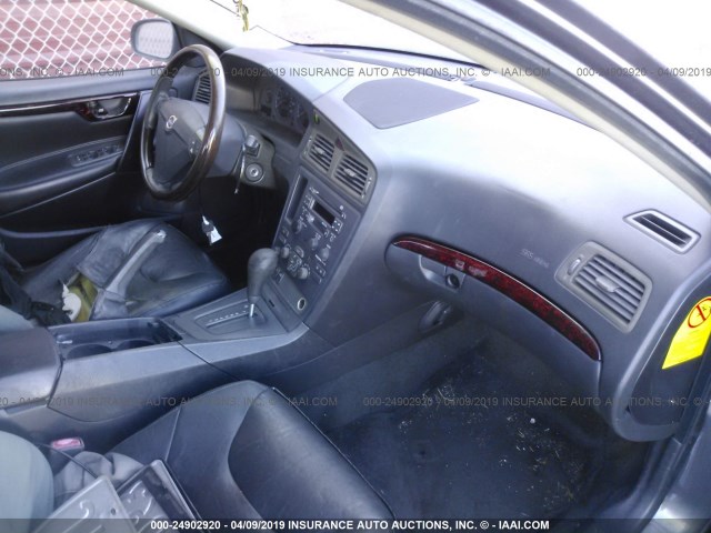 YV1RS61T432277878 - 2003 VOLVO S60 GRAY photo 5