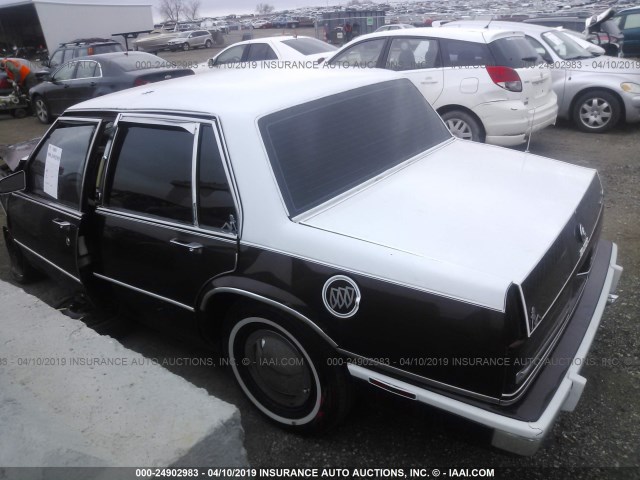 1G4HR54C4LH414605 - 1990 BUICK LESABRE LIMITED MAROON photo 3