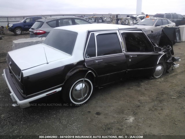 1G4HR54C4LH414605 - 1990 BUICK LESABRE LIMITED MAROON photo 4