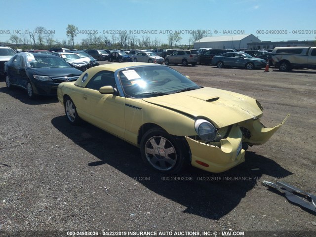 1FAHP60A82Y130516 - 2002 FORD THUNDERBIRD  YELLOW photo 1