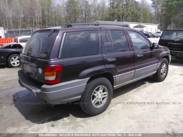1J4GW48S94C149709 - 2004 JEEP GRAND CHEROKEE LAREDO/COLUMBIA/FREEDOM 紫色 照片 4
