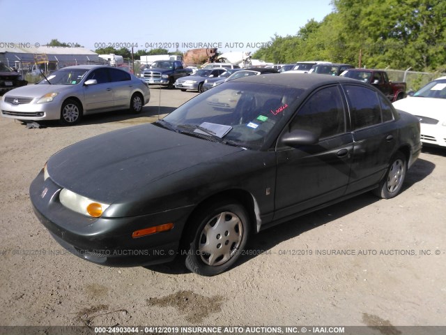 1G8ZH52851Z231127 - 2001 SATURN SL1 GREEN photo 2